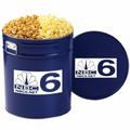 2 Way Popcorn Tins - Caramel & Butter Popcorn (6.5 Gallon)